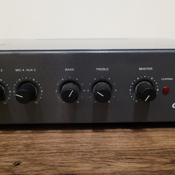 Clarity SMA-40 Mixer Amplifier 40W Audio Power 4 Channel EQ by Valcom - Picture 5 of 9